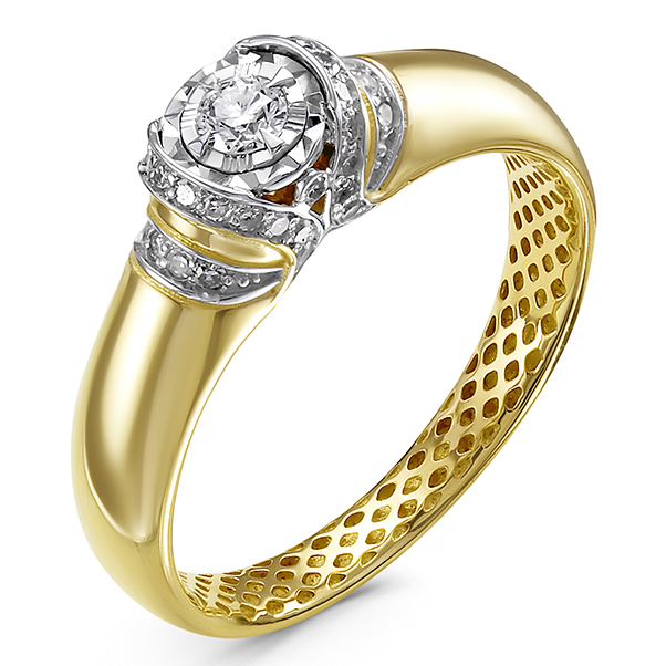 Кольцо, золото, бриллиант, ди110529рл